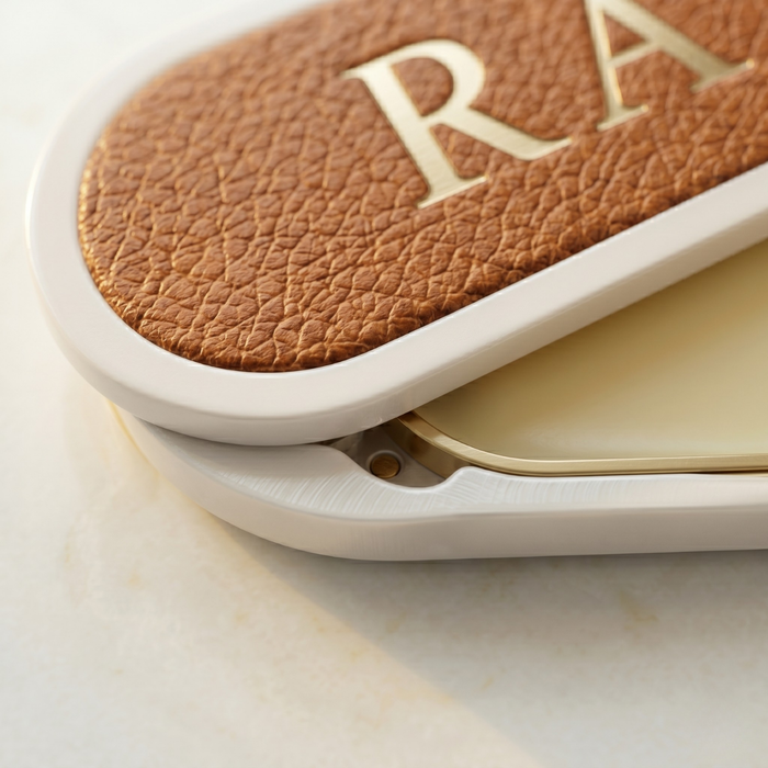 Matte-White Brass